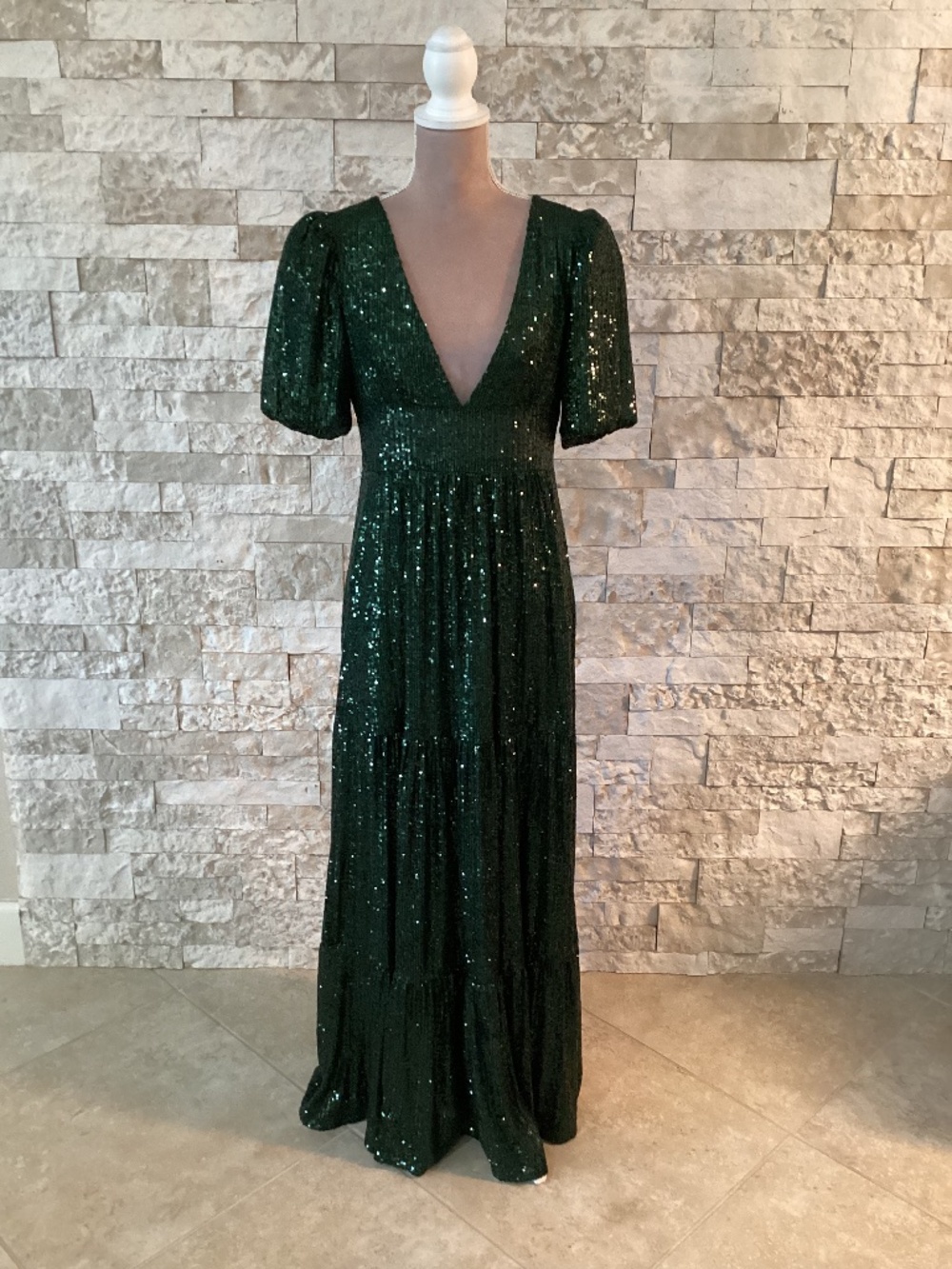 Sail to Sable Ava Sequin Maxi Dress (NWT)